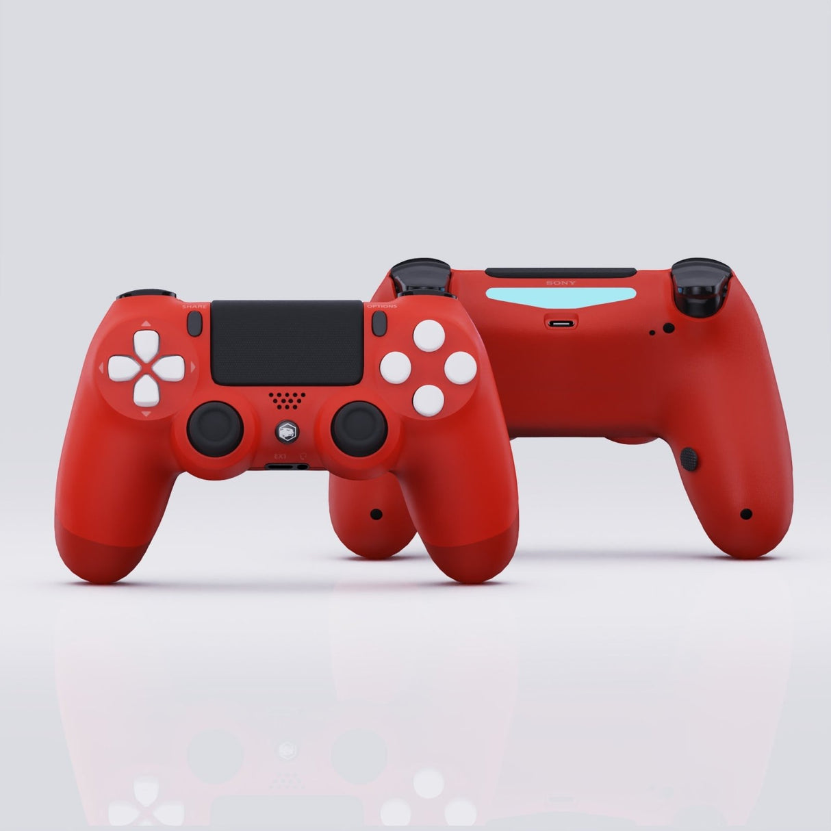 PS4 SmartPad FPS - Battle Beaver Customs - Sony Red / White
