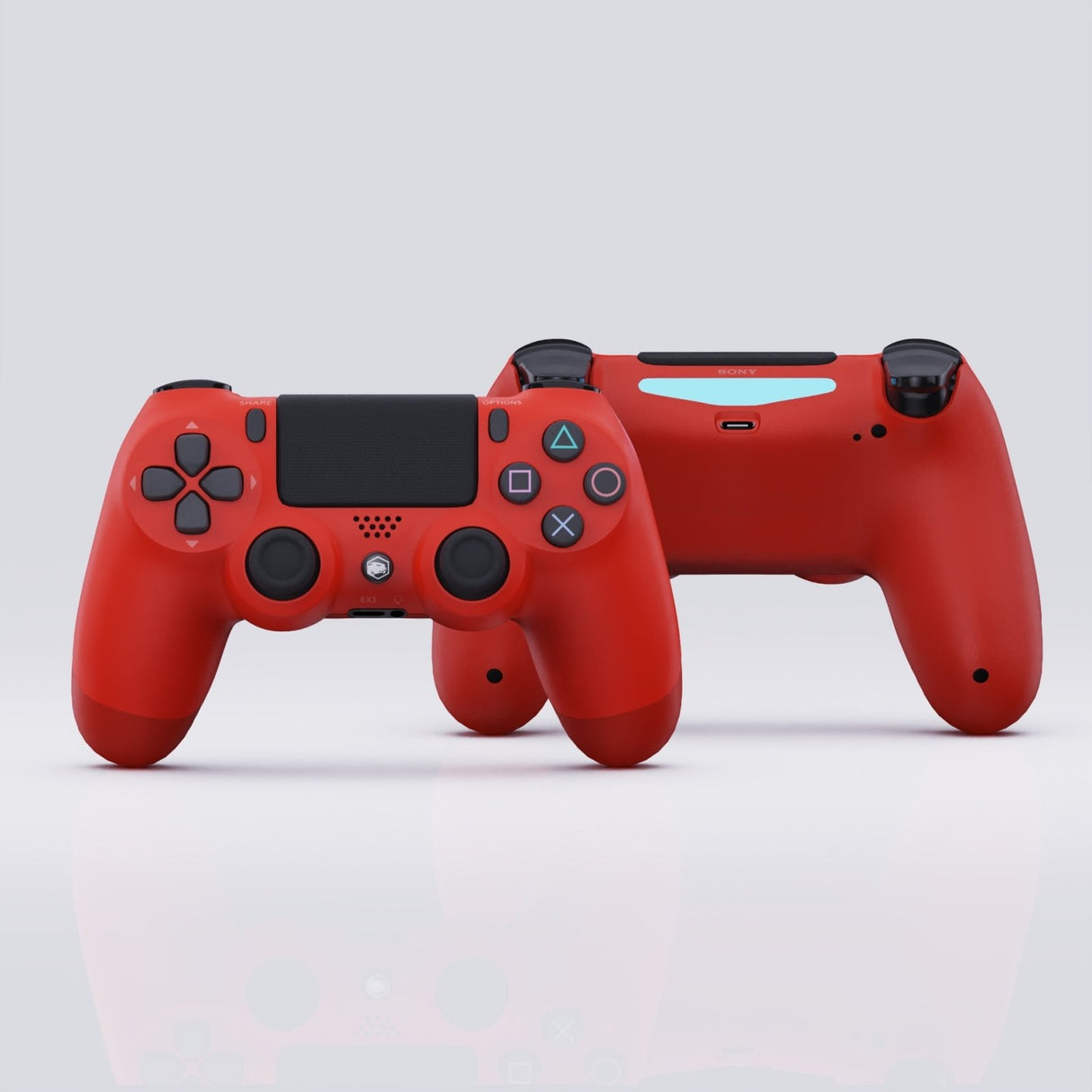 PS4 Super Stock - Battle Beaver Customs - Sony Red