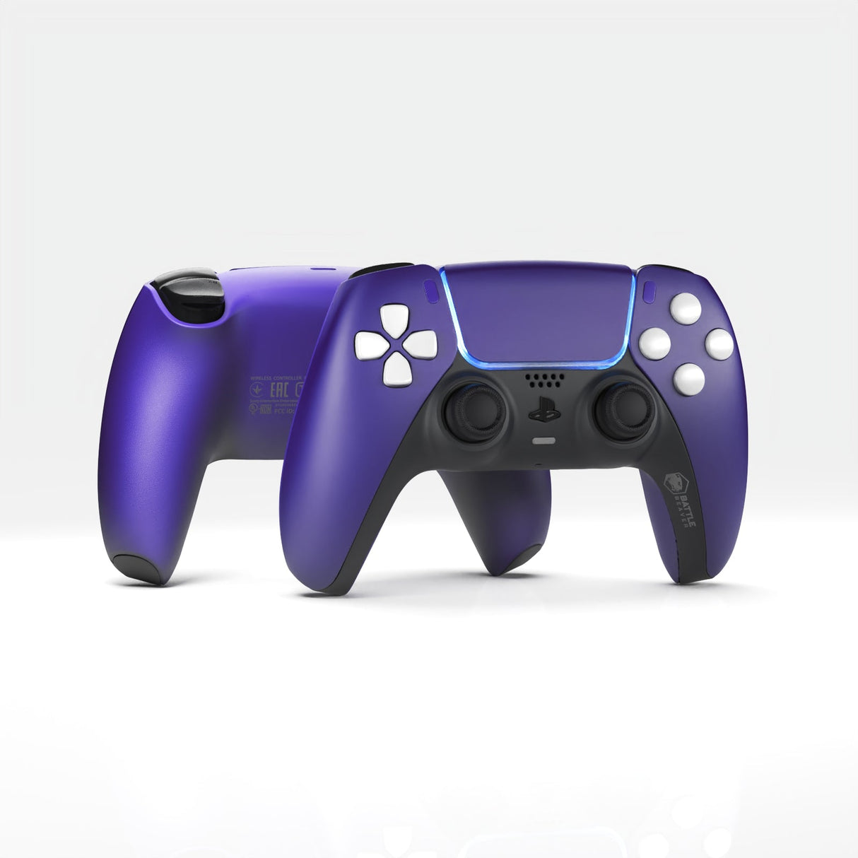 PS5 SmartPad Claw - Battle Beaver Customs - Galactic Purple / White