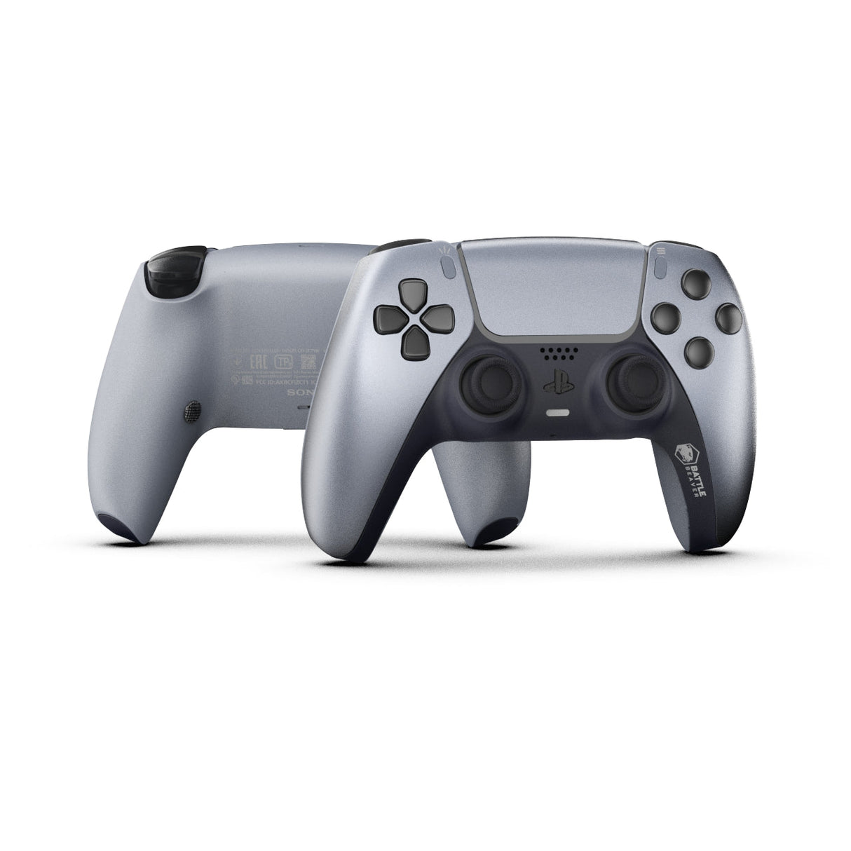 PS5 SmartPad FPS - Battle Beaver Customs - Sterling Silver / Black