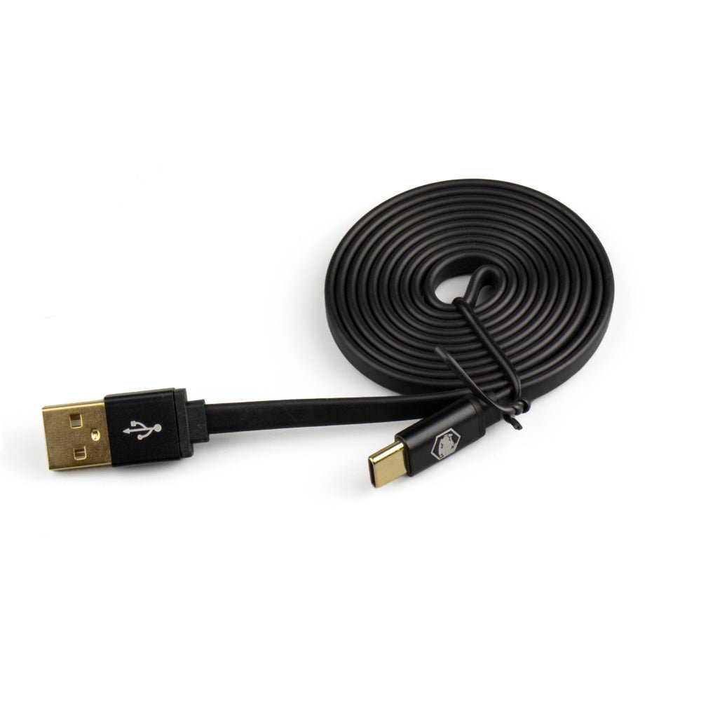 USB - A 2.0 to Type - C Cable - Battle Beaver Customs - Black