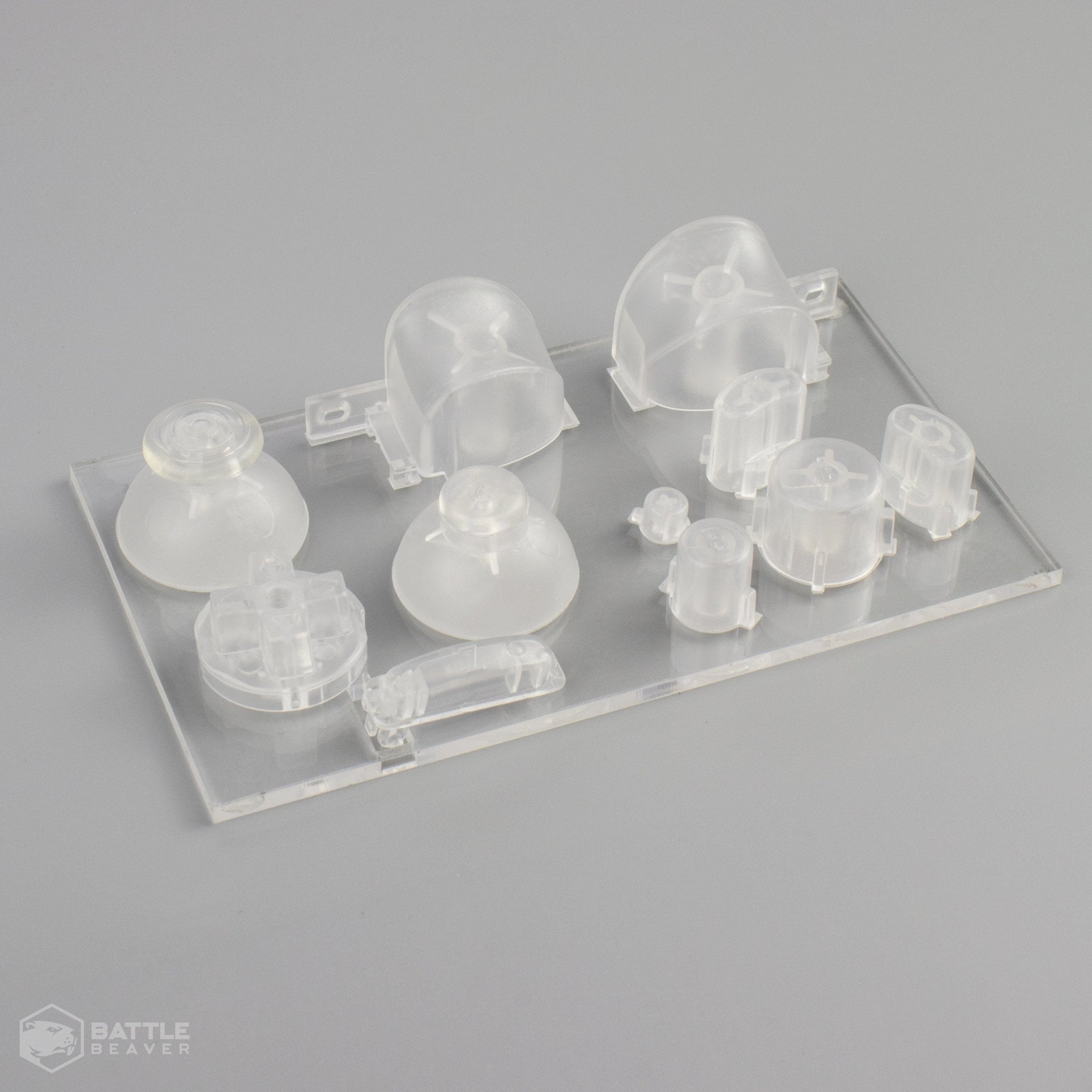 3rd Party Gamecube Parts Kit - Battle Beaver Customs - Clear