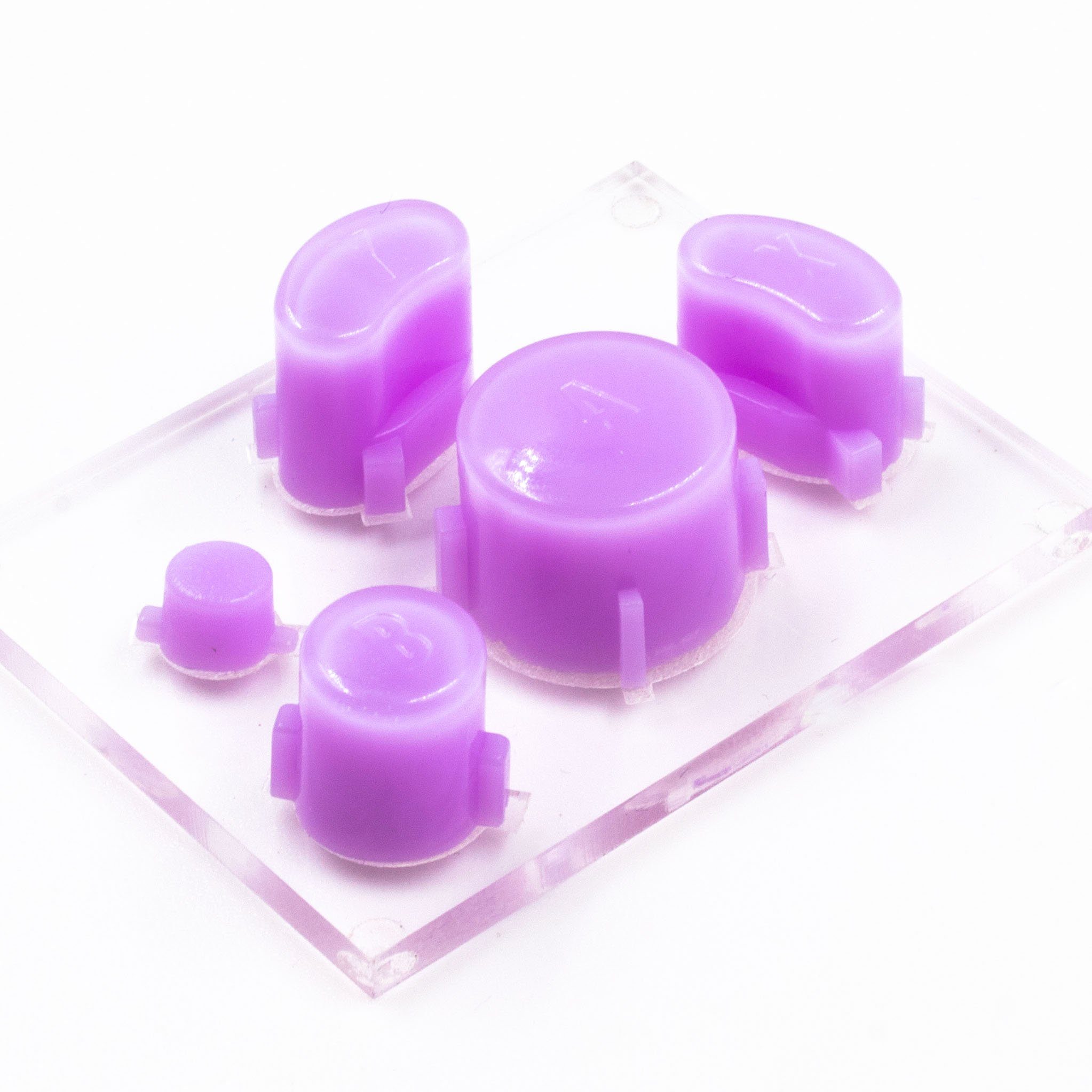 Custom GameCube Buttons - Battle Beaver Customs - GC Lavender