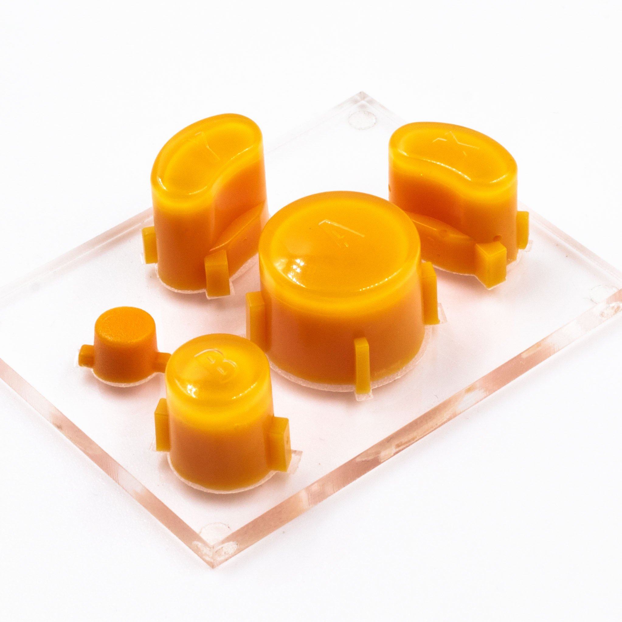 Custom GameCube Buttons - Battle Beaver Customs - GC Spicy Orange