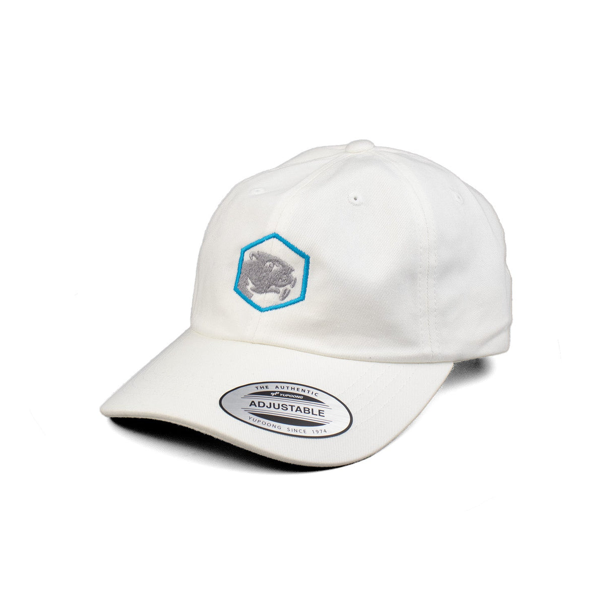 Battle Beaver Hat - Battle Beaver Customs - Yupoong White Adjustable Six - Panel