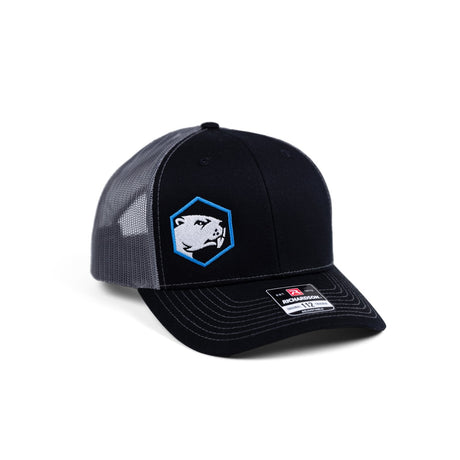 Battle Beaver Hat - Battle Beaver Customs - Richardson 112 Black/Grey Trucker