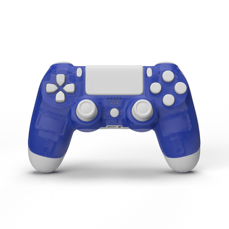 PS4 Crystal Faceplate - Battle Beaver Customs - SFT Crystal Blue