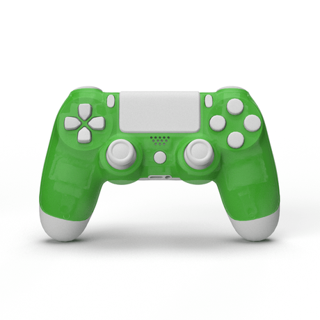 PS4 Crystal Faceplate - Battle Beaver Customs - SFT Crystal Green