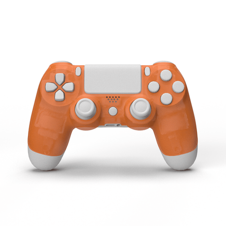 PS4 Crystal Faceplate - Battle Beaver Customs - SFT Crystal Orange