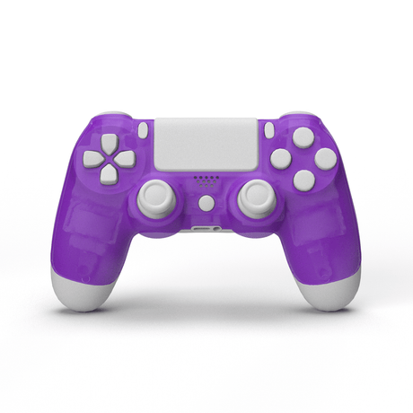 PS4 Crystal Faceplate - Battle Beaver Customs - SFT Crystal Purple