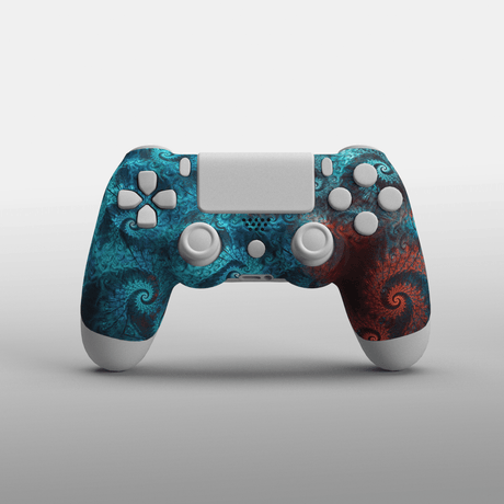 PS4 Hydrodip Faceplate - Battle Beaver Customs - Spirals