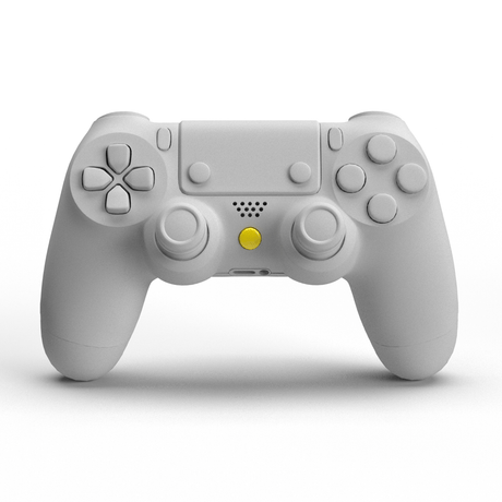 PS4 Metallic PS Button - Battle Beaver Customs - Gloss Yellow