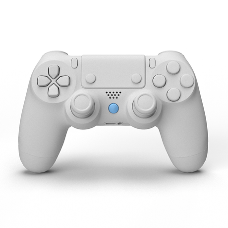 PS4 Metallic PS Button - Battle Beaver Customs - Metallic Light Blue