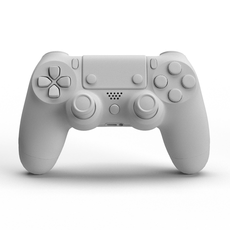 PS4 Metallic PS Button - Battle Beaver Customs - Metallic Silver