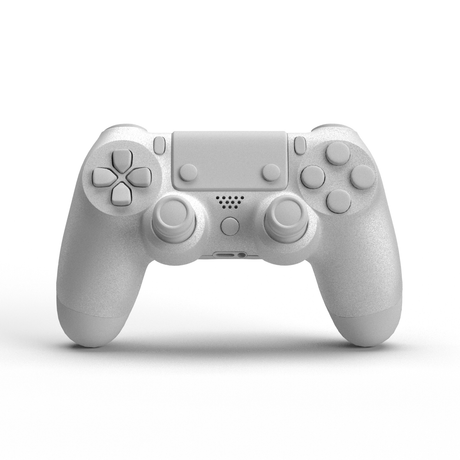 PS4 Soft Touch Faceplates - Battle Beaver Customs - Soft Touch Silver