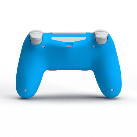 PS4 Soft Touch Rear Shell - Battle Beaver Customs - Soft Touch Battle Beaver Blue