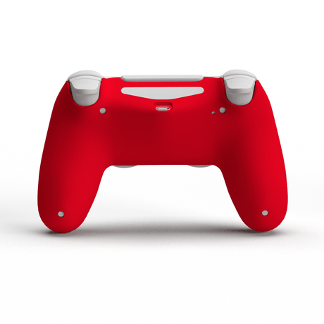 PS4 Soft Touch Rear Shell - Battle Beaver Customs - Soft Touch Bright Red