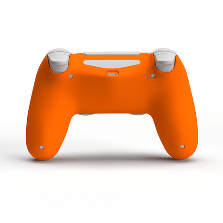 PS4 Soft Touch Rear Shell - Battle Beaver Customs - Soft Touch Orange