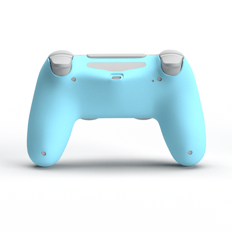 PS4 Soft Touch Rear Shell - Battle Beaver Customs - Soft Touch Sky Blue