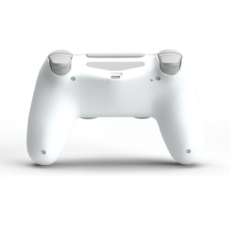 PS4 Soft Touch Rear Shell - Battle Beaver Customs - Soft Touch White