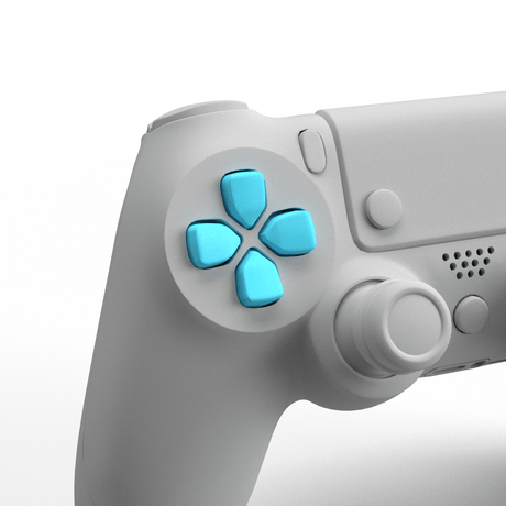 PS4 Solid D - Pad - Battle Beaver Customs - Solid Light Blue