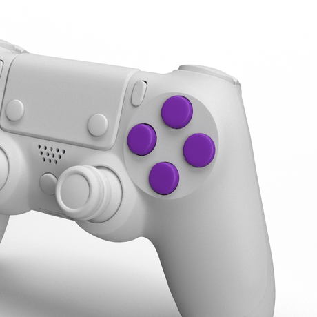 PS4 Solid Face Buttons - Battle Beaver Customs - Solid Purple