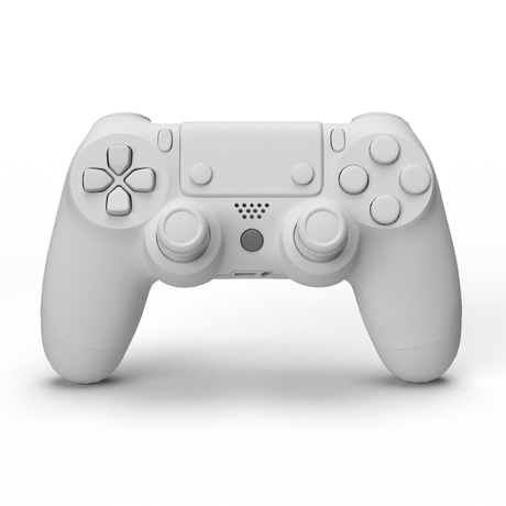 PS4 Solid PS Button - Battle Beaver Customs - Solid Grey