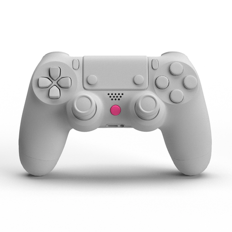 PS4 Solid PS Button - Battle Beaver Customs - Solid Pink