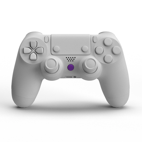 PS4 Solid PS Button - Battle Beaver Customs - Solid Purple