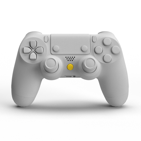 PS4 Solid PS Button - Battle Beaver Customs - Solid Yellow