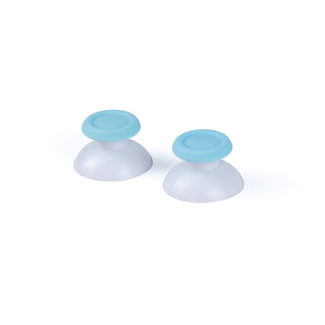 PS4 Solid Thumbsticks - Battle Beaver Customs - White/Light Blue