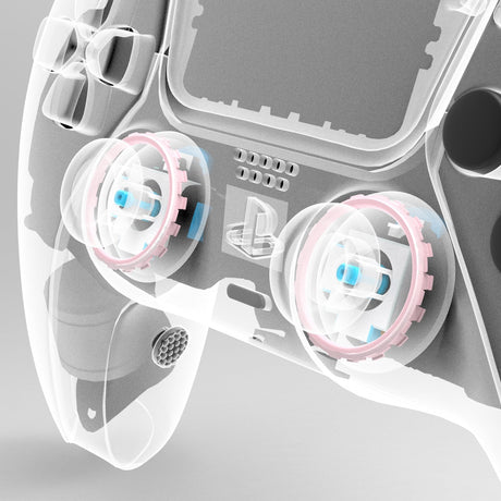 PS5 Colored Thumbstick Rings - Battle Beaver Customs - Alaskan Bull Worm (Light Pink)