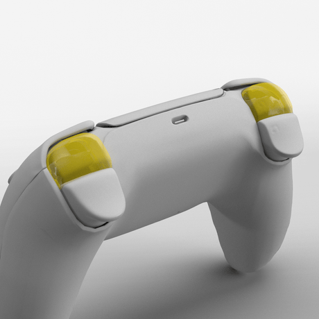 PS5 Crystal Bumper - Battle Beaver Customs - Crystal Yellow