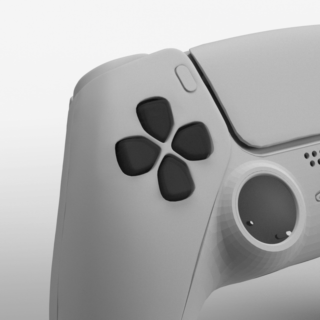 PS5 Crystal D - Pad - Battle Beaver Customs - Crystal Black