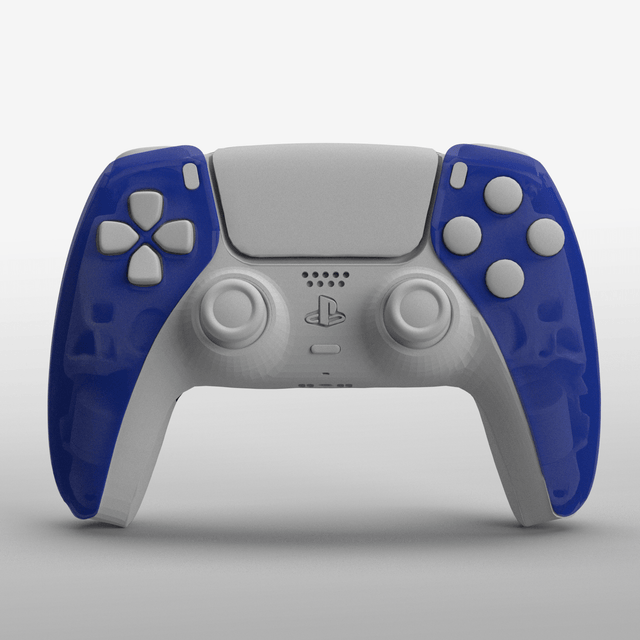 PS5 Crystal Faceplate - Battle Beaver Customs - Crystal Blue