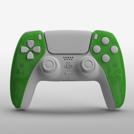 PS5 Crystal Faceplate - Battle Beaver Customs - Crystal Green