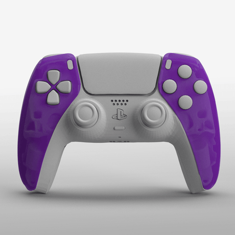 PS5 Crystal Faceplate - Battle Beaver Customs - Crystal Purple