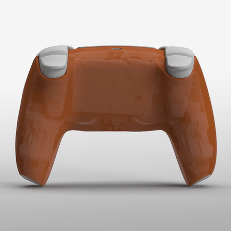 PS5 Crystal Rear Shell - Battle Beaver Customs - Crystal Red - Orange