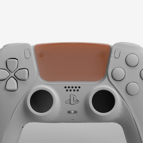 PS5 Crystal Touchpads - Battle Beaver Customs - Crystal Red - Orange
