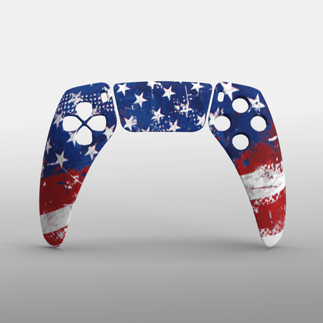 PS5 Hydrodip Faceplate - Battle Beaver Customs - America (17)