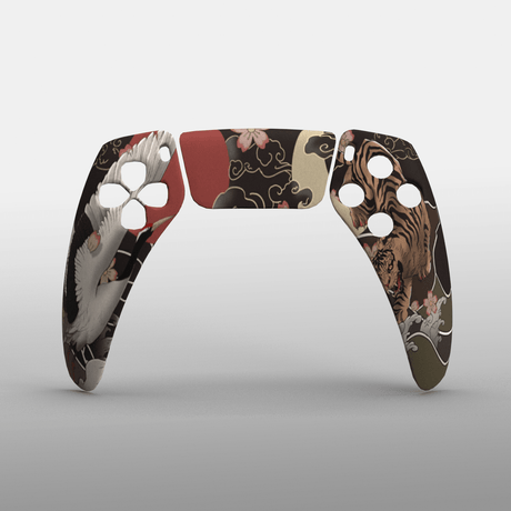 PS5 Hydrodip Faceplate - Battle Beaver Customs - Crane & Tiger (25)