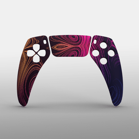 PS5 Hydrodip Faceplate - Battle Beaver Customs - Crazy Lines (10)