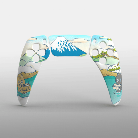 PS5 Hydrodip Faceplate - Battle Beaver Customs - Hot Spring Kittens (Duplicate)