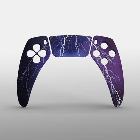 PS5 Hydrodip Faceplate - Battle Beaver Customs - Lightning Storm (9)
