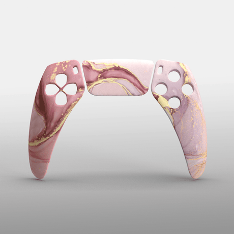 PS5 Hydrodip Faceplate - Battle Beaver Customs - Pink Marble (20)