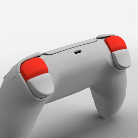 PS5 Soft Touch Bumper - Battle Beaver Customs - Soft Touch Bright Red