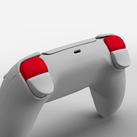 PS5 Soft Touch Bumper - Battle Beaver Customs - Soft Touch Bright Red
