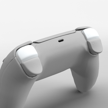 PS5 Soft Touch Bumper - Battle Beaver Customs - Soft Touch White