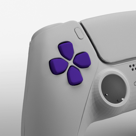 PS5 Soft Touch D - Pad - Battle Beaver Customs - Soft Touch Purple