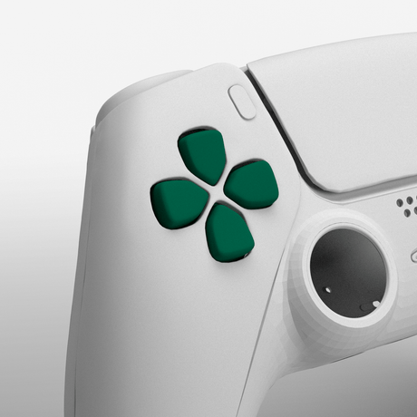 PS5 Soft Touch D - Pad - Battle Beaver Customs - Soft Touch Racing Green